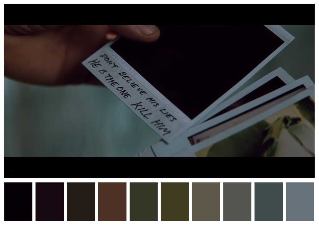 Memento (2000) dir. Christopher Nolan - Designals
